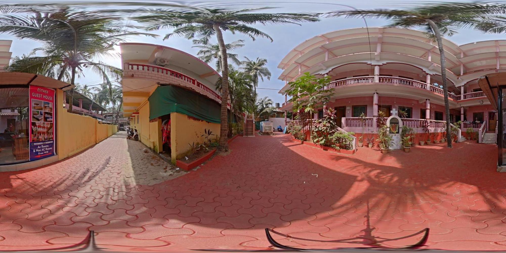 Esther Guest House Calangute Esterno foto